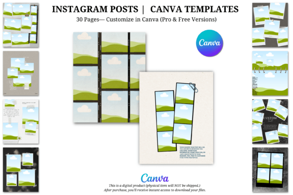 Download 30 Instagram Post Canva Templates - Insta Collection
