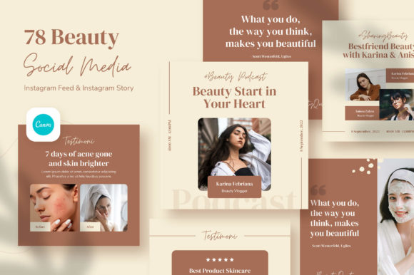 Download Beauty Instagram Post &amp; Story - Insta Collection