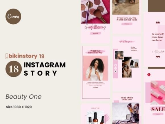 Download Beauty One Instagram Story Canva - Insta Collection