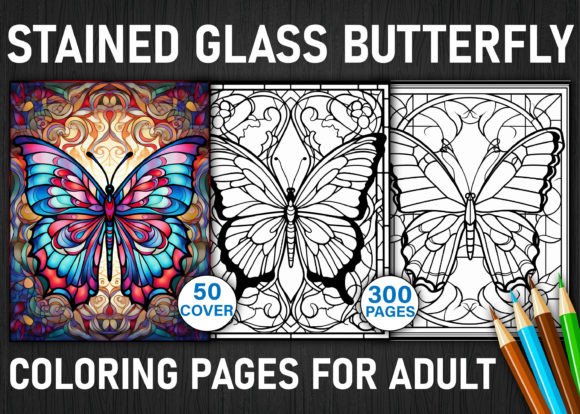 Download Stained Glass Butterfly Coloring Pages - Premium Resources