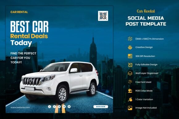 Download Car Rental Instagram Social Media Post - Insta Collection