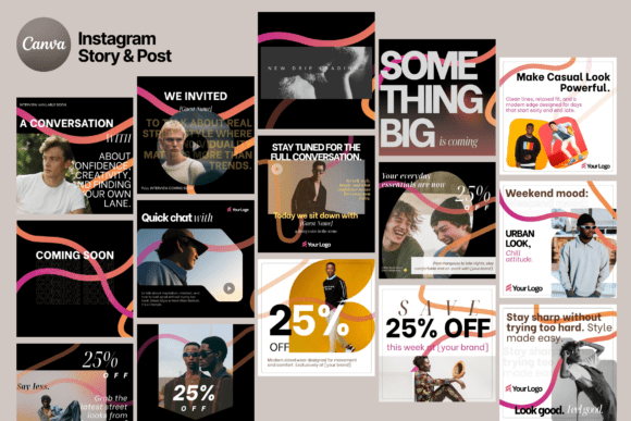 Download Men’s Urban Fashion Instagram Canva - Insta Collection