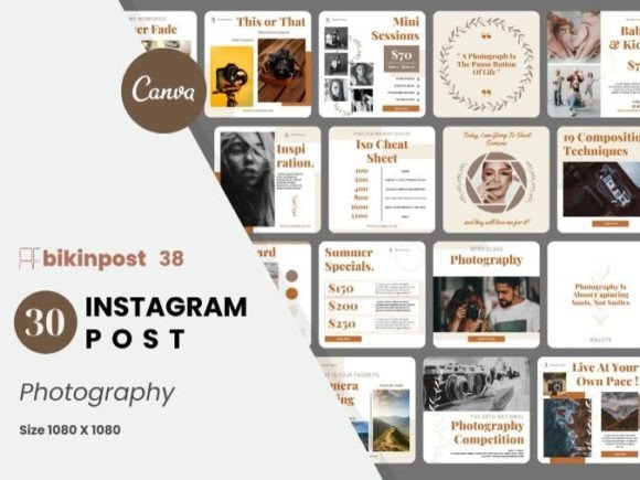 Download Photography Canva Instagram Post Templat - Insta Collection