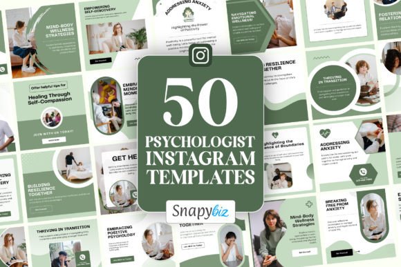 Download Psychologist Instagram Canva Templates - Insta Collection