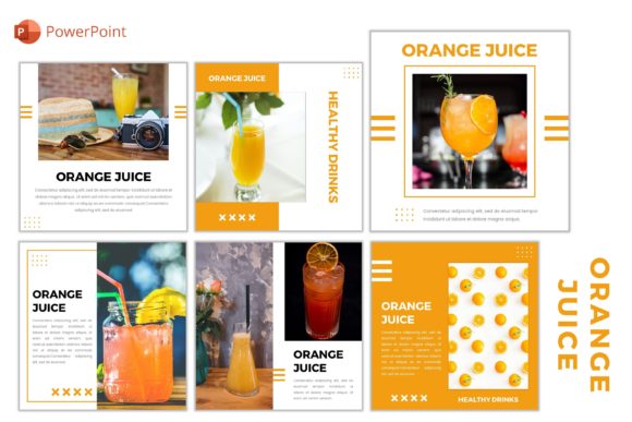Download Template Instagram Business-Orange Juice - Insta Collection