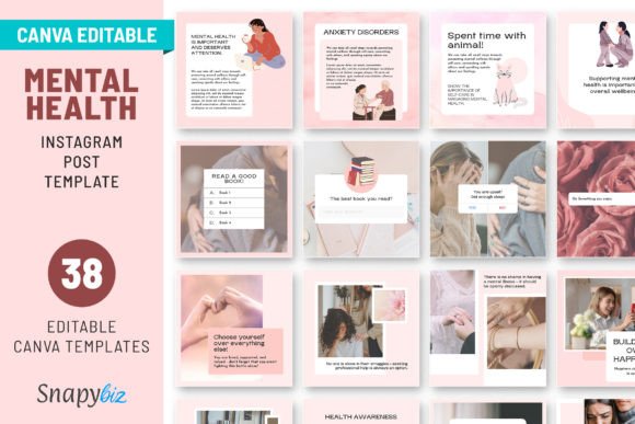 Download Mental Health Instagram Canva Post Temp - Insta Collection
