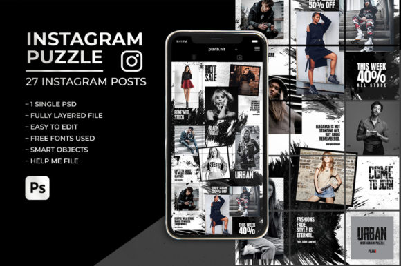 Download Urban - Instagram Puzzle Feed - Insta Collection