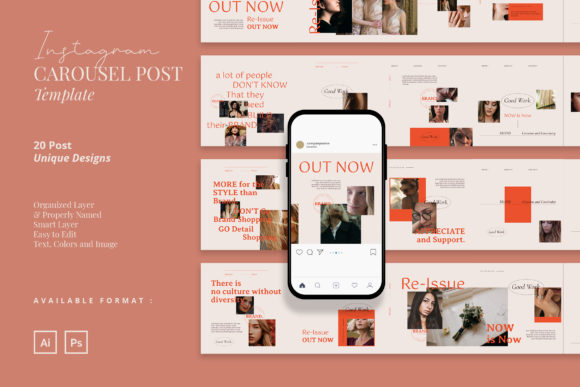 Download Modest Elegant Instagram Carousel Post - Insta Collection