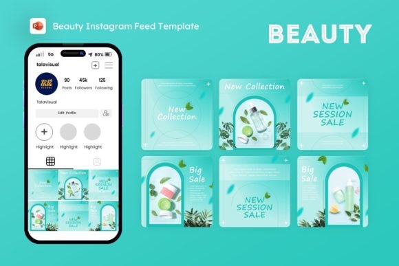 Download Instagram Feed Template - Beauty - Insta Collection