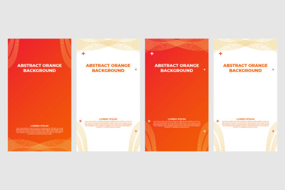 Download Orange Instagram Stories Template - Insta Collection