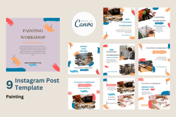 Download Painting Canva Instagram Post - Insta Collection