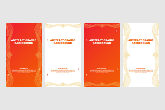 Download Orange Instagram Stories Template - Insta Collection