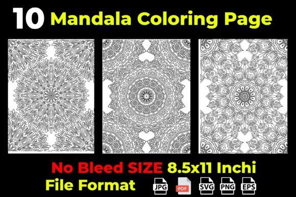 Download Adult Monochrome  Mandala Coloring Page - Monochrome Collection