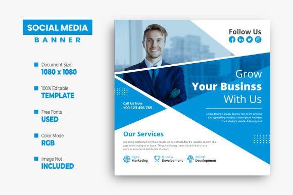 Download Business Instagram Post Template - Insta Collection