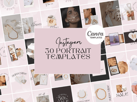 Download Pink Glitter Instagram Template Designs - Insta Collection