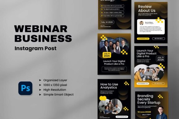 Download Webinar Business Instagram Post - Insta Collection