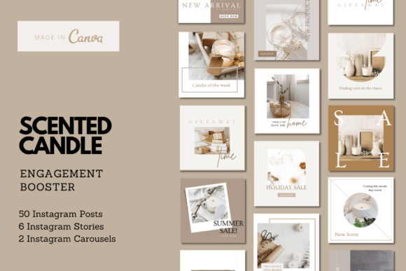 Download Scented Candle Instagram Template - Insta Collection