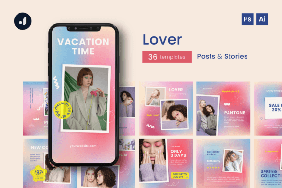 Download Lover Instagram Template - Insta Collection