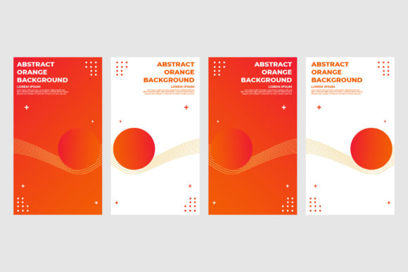 Download Orange Instagram Stories Template - Insta Collection